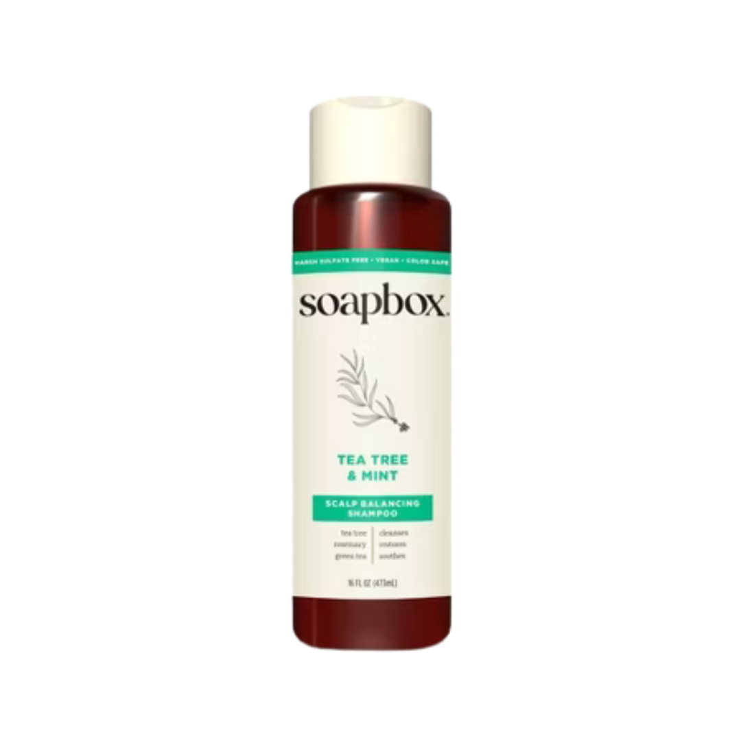 Soapbox Tea Tree and Mint Scalp Balancing Shampoo - 473ml