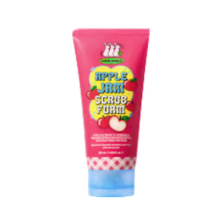 CHASIN' RABBITS Apple Jam Scrub Foam  - 120ml|   تشيسن رابتس غسول ومقشر الوجه - 120مل
