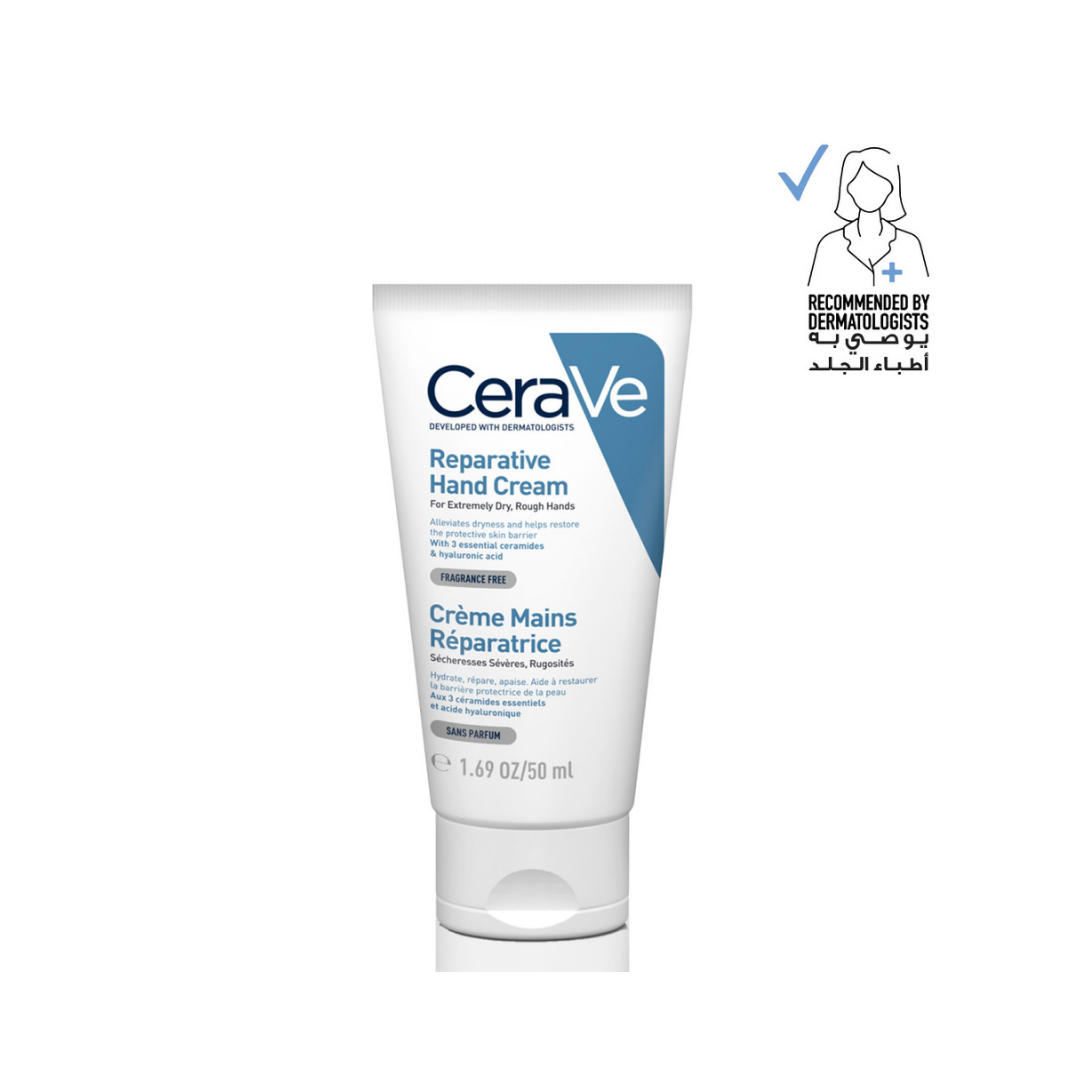 Cerave Therapeutic Hand Cream for Dry Cracked Hands With Hyaluronic Acid - 50ml | سيرافي مرطب لليدين - 50 مل