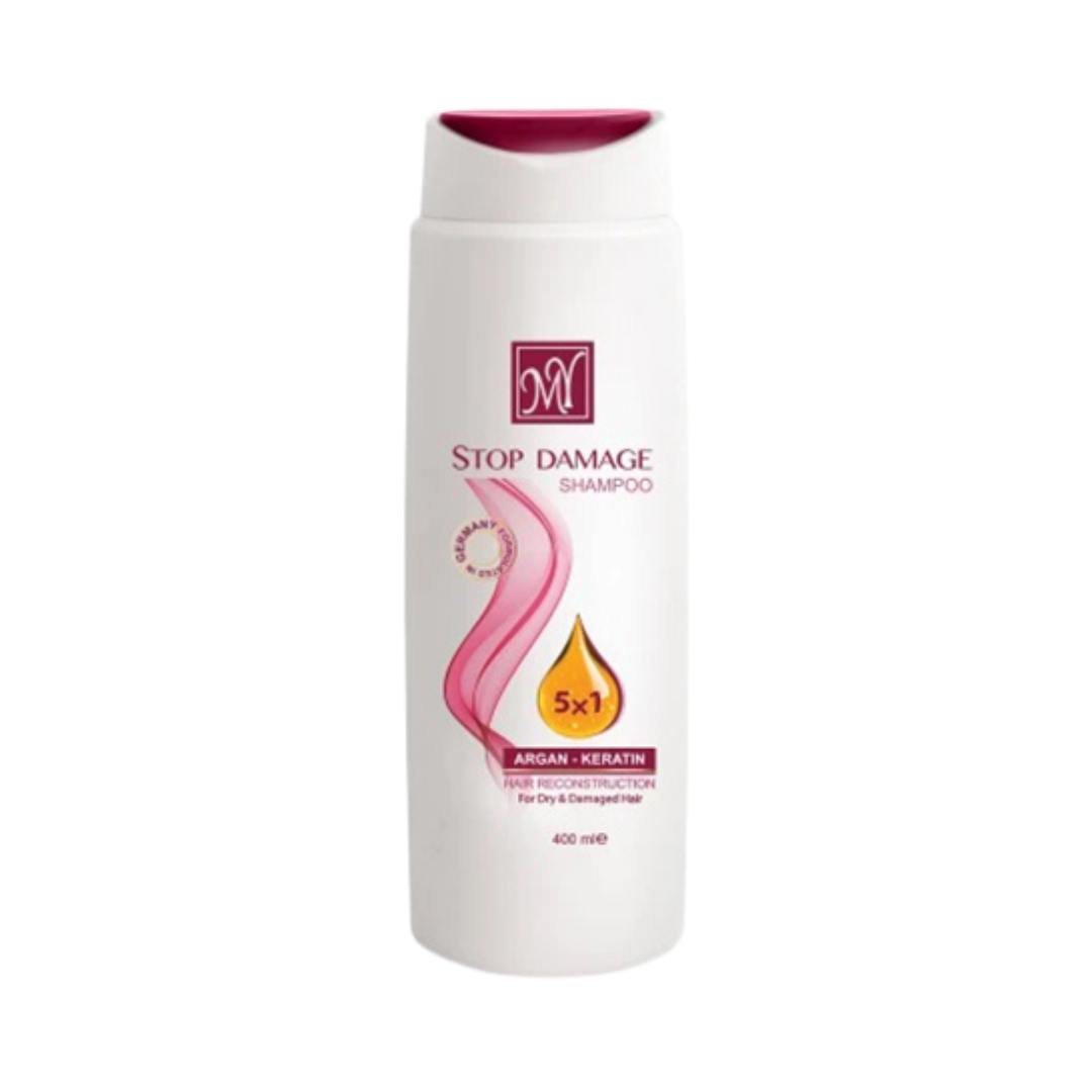 M .Y Stop Damage  Shampoo - 400ml | ام واي شامبو للشعر المتضرر - 400 مل
