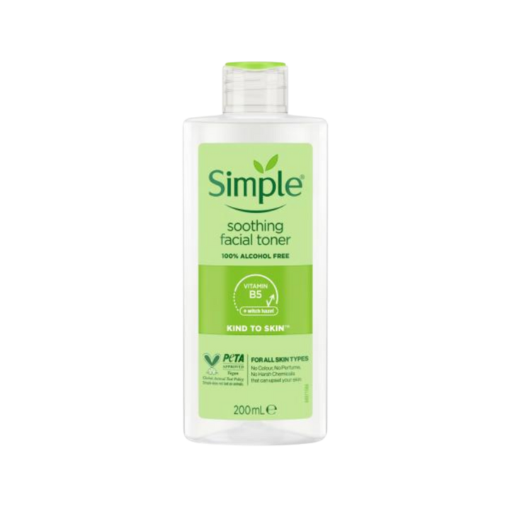 Simple Kind to Skin Soothing Facial Toner - 200ml | سمبل تونر ترطيب الوجه - 200 مل