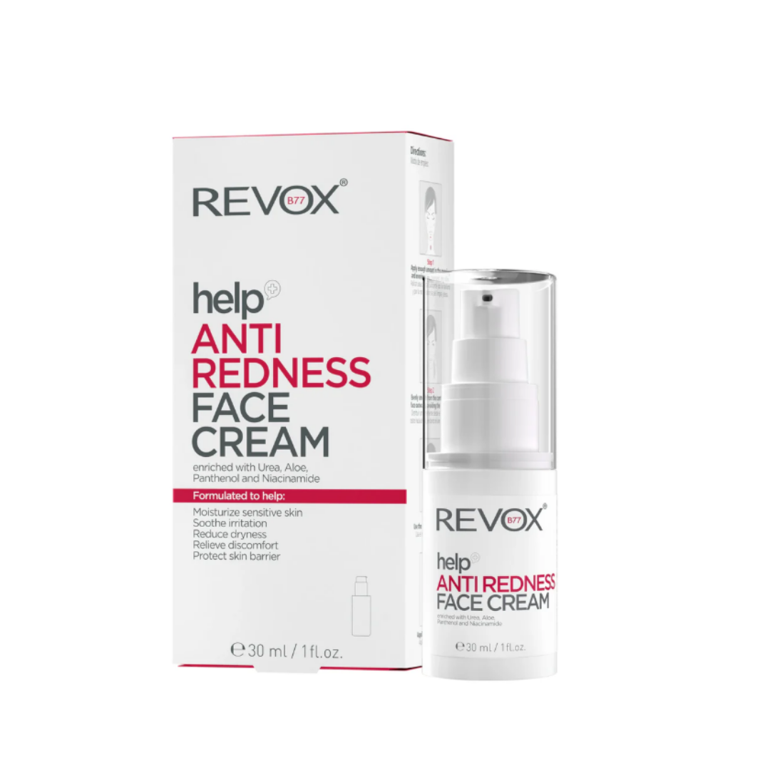 REVOX Anti-redness face cream - 30ml | ريفوكس كريم مضاد للاحمرار للوجه - 30 مل