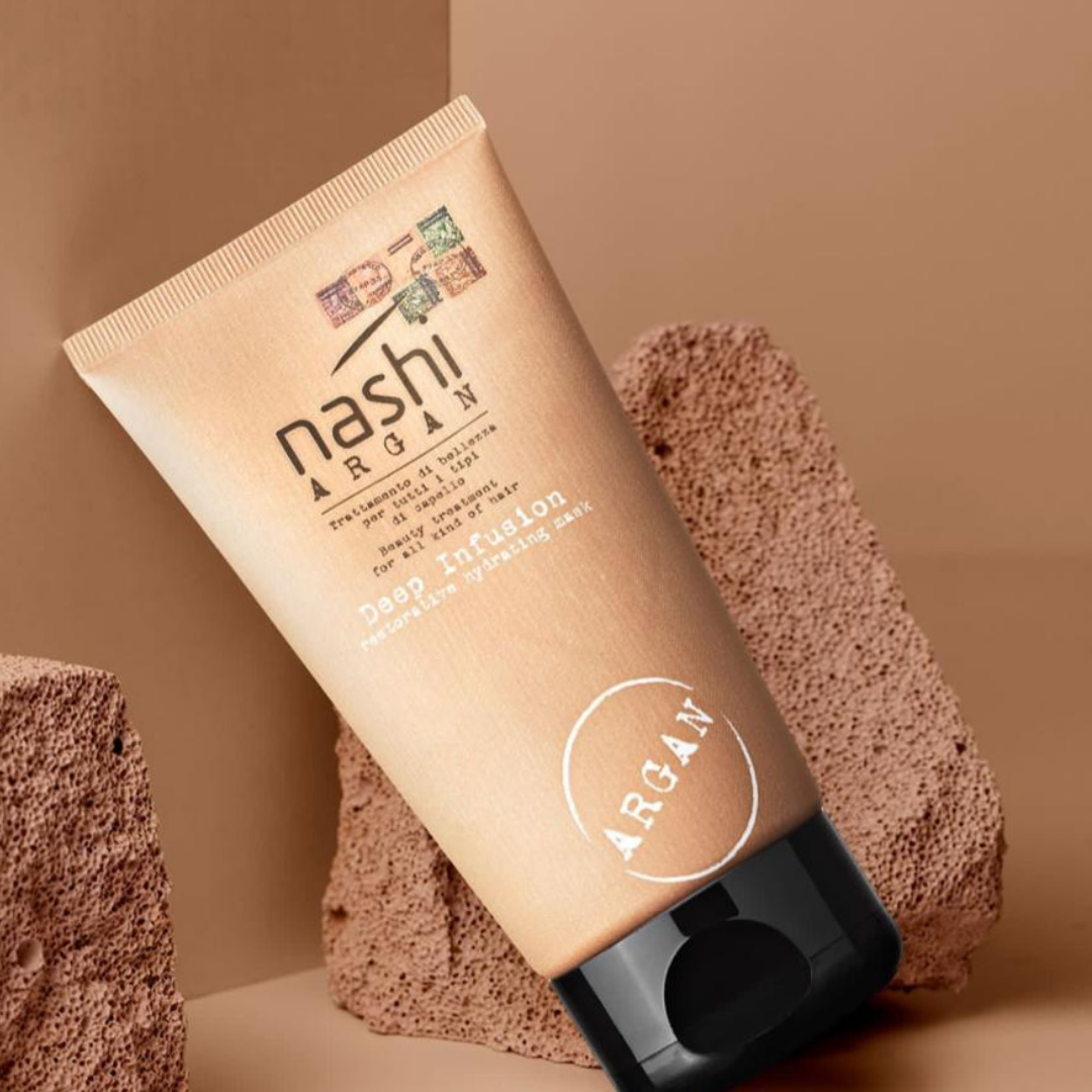 Argan Deep Infusion Restorative Hydrating Mask - 150ml |ناشي أرغان ماسك ترميمي ومرطب بعمق -150 مل