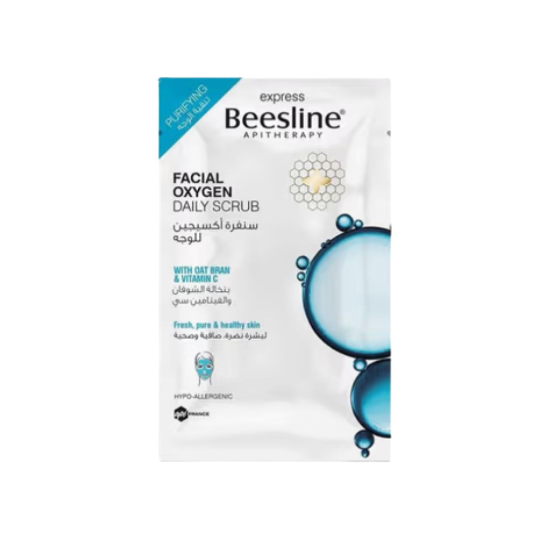 Beesline Facial Oxygen Daily Scrub (1 Sachet) | بيزلين مقشر الأكسجين اليومي للوجه (كيس واحد)