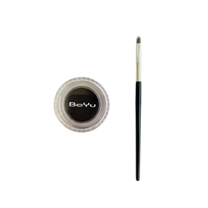 BeYu Tattoo Gel Eyeliner No. 01 | بيو جيل إيلاينر  - رقم 1 + فرشاة