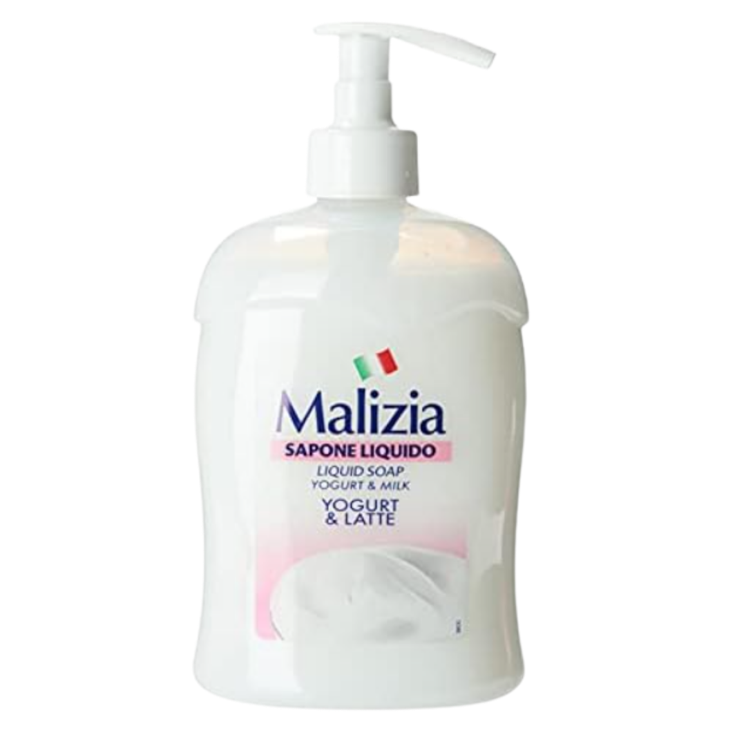 Malizia Liquid Soap Yogurt & Milk - 500ml | ماليزيا صابون اليدين السائل بخلاصة الزبادي و الحليب - 500 مل