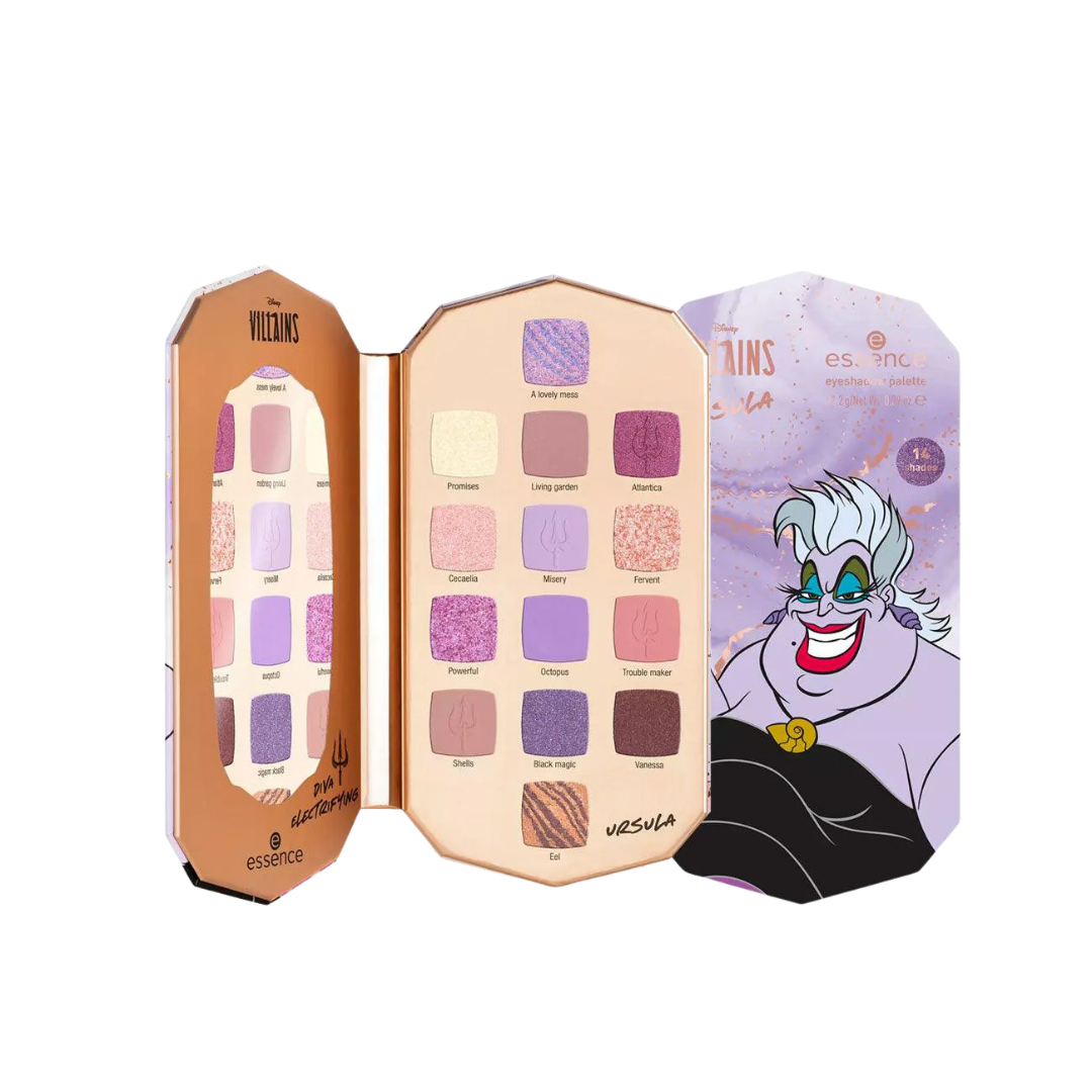 Essence Disney Villains - Ursula Eyeshadow Palette | ايسنس ديزني باليت ظلال العيون