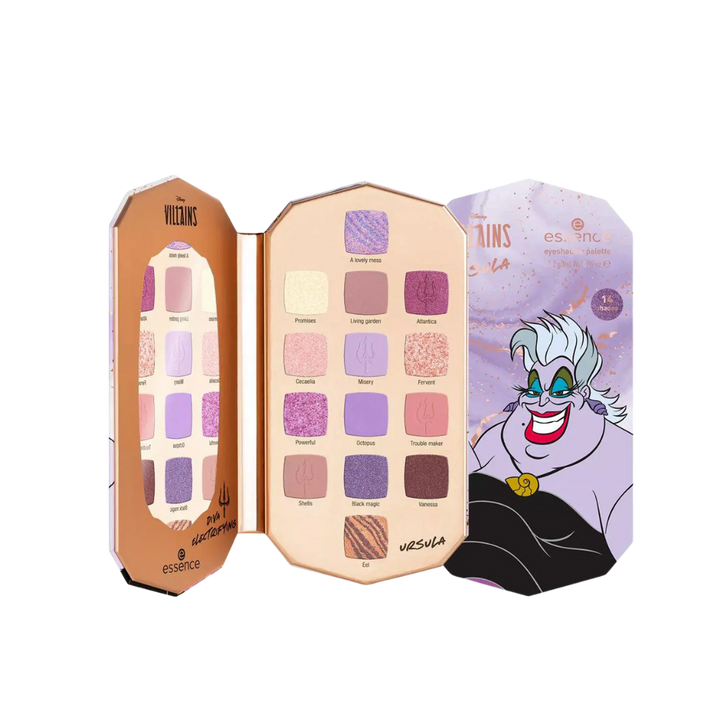 Essence Disney Villains - Ursula Eyeshadow Palette | ايسنس ديزني باليت ظلال العيون