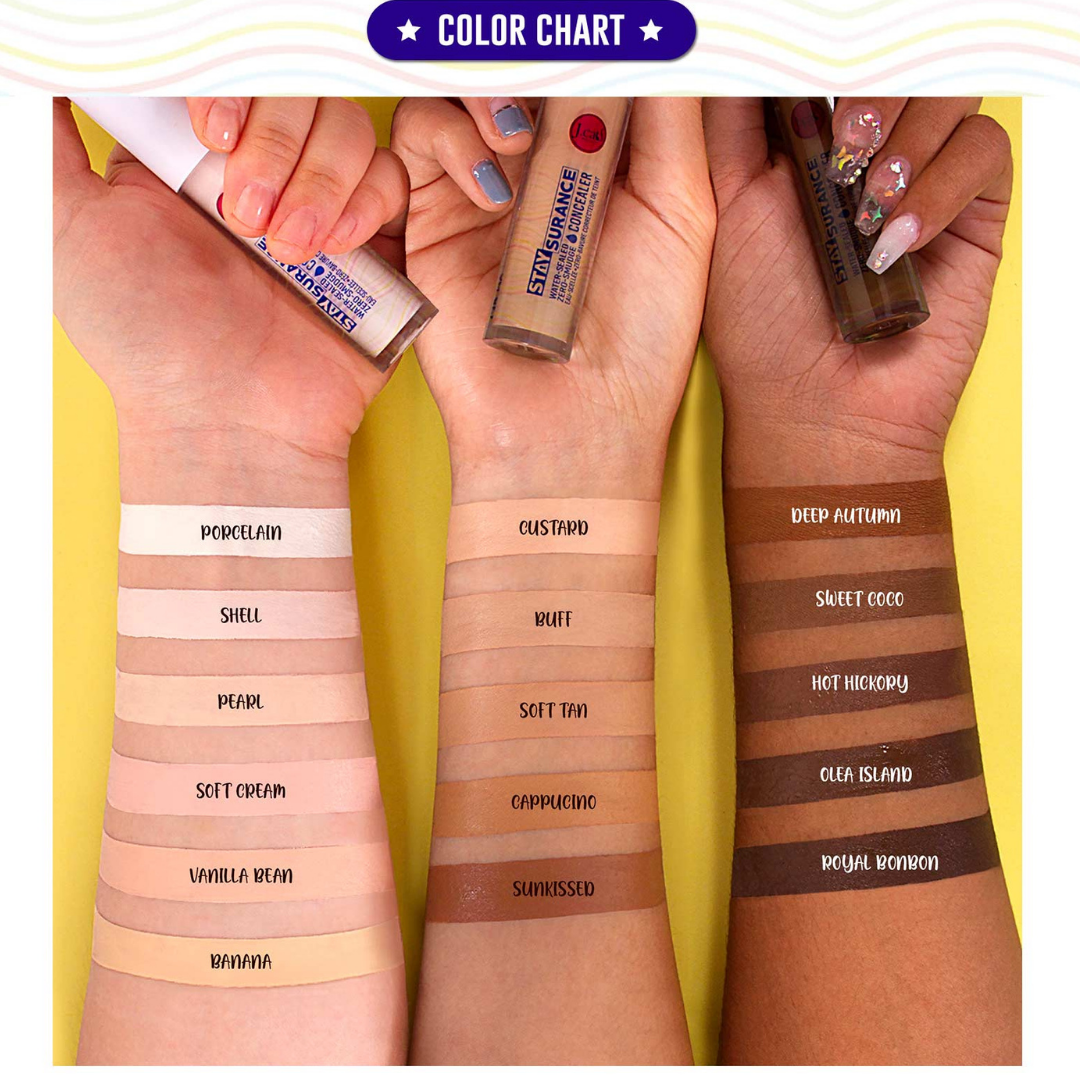 J. Cat Staysurance Water-Sealed, Zero-Smudge Concealer, - 4.8ml| جي كات كونسيلر مقاوم للماء  4.8مل