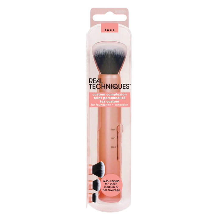 Real Techniques Custom Complexion 3in1 Brush | ريل تكنيك فرشاة مكياج ب 3 مستويات