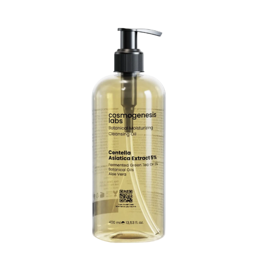 cosmogenesis labs Botanical Moisturizing Cleansing Oil  - 400ml | كوزمز جينيسس لابز غسول زيتي - 400 مل