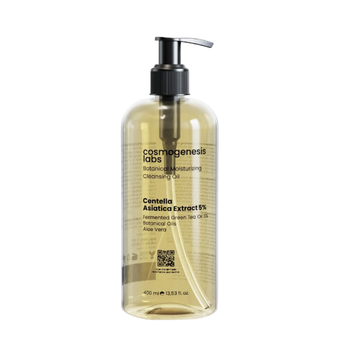 cosmogenesis labs Botanical Moisturizing Cleansing Oil  - 400ml | كوزمز جينيسس لابز غسول زيتي - 400 مل