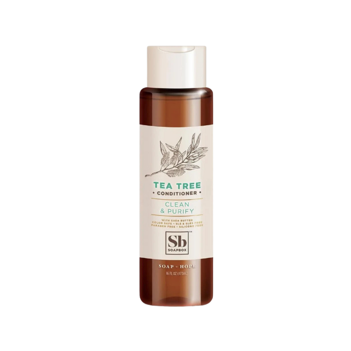 Soapbox Conditioner - Tea Tree & Mint - 473ml | سوب بوكس بلسم شجرة الشاي و النعنع - 473 مل