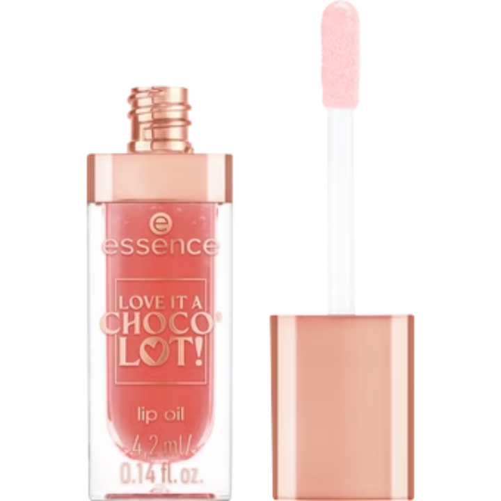 Essence LOVE IT A CHOCO' LOT! Lip Oil - 4.2ml | ايسنس غلوس للشفاه غني بالزيوت لوف ايت شوكو - 4.2 مل