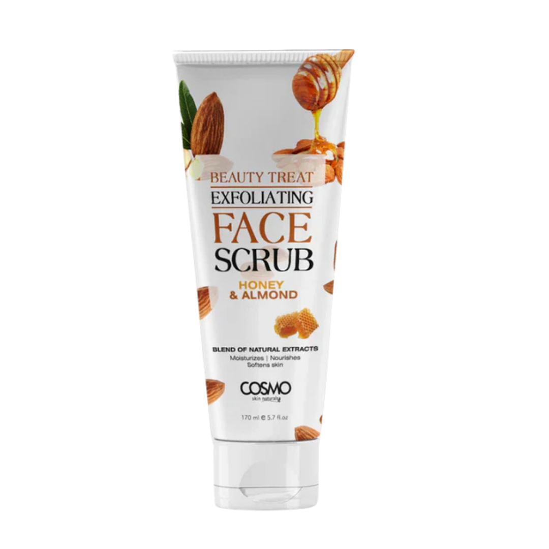 COSMO Face Scrub Honey & Almond - 170ml | كوزمو مقشر الوجه بالعسل و اللوز - 170 مل