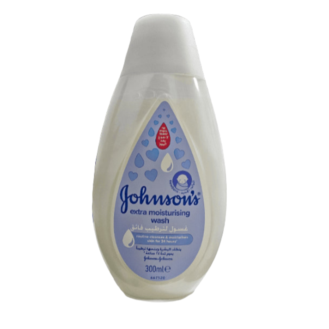 Johnson's Extra Moisturising Wash - 300ml | جونسون جل استحمام - 300 مل