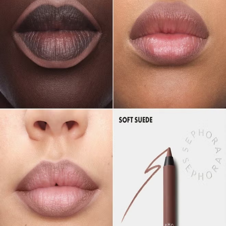 Sephora Beige Power Lip Liner 1,2g + Matte Lipstick -3,5g| سيفورا قلم تحديد للشفاه 1.2 غرام +احمر شفاه لامع  3.5غرام