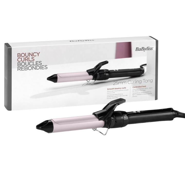 BaByliss Bouncy Smooth Curls - 25mm | بيبي ليس مكواة تجعيد الشعر - 25 مم