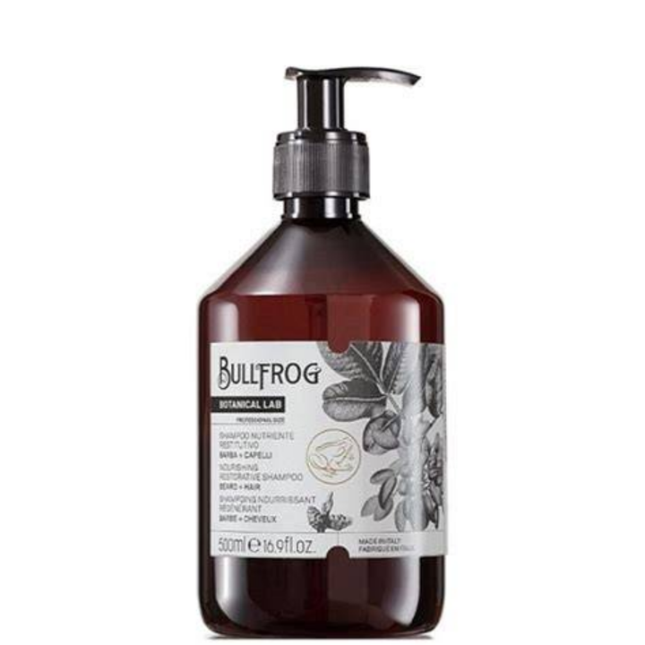 Bullfrog Botanical Lab Nourishing Restorative Shampoo - 250ml | بولفروغ شامبو بالخلاصة النباتية - 250 مل
