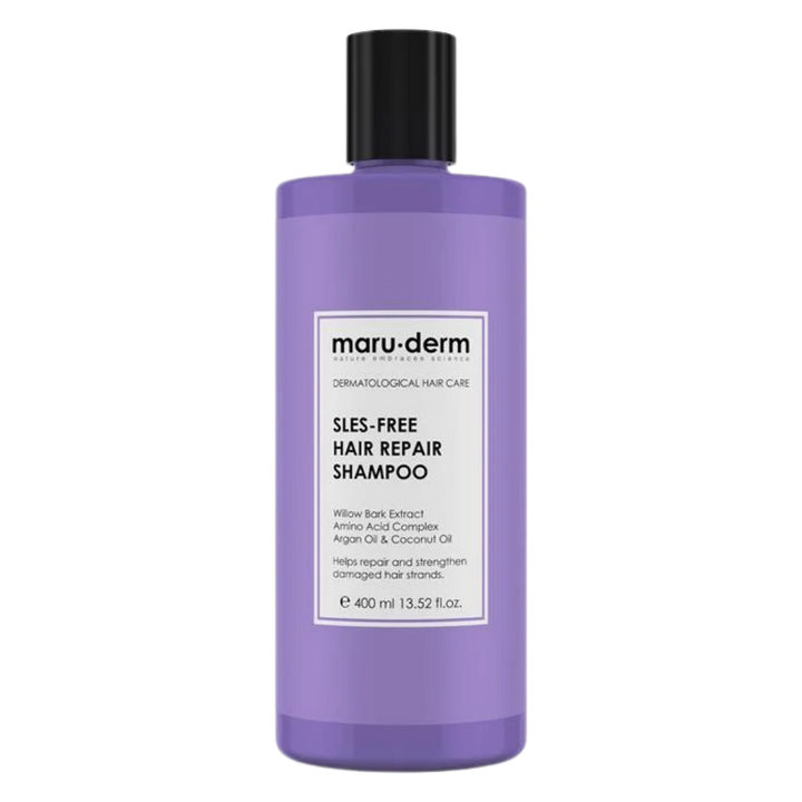 maru.derm Sles-Free Hair Repair Shampoo - 400ml | مارو.ديرم شامبو خالي من السلفات و مرمم للشعر - 400 مل