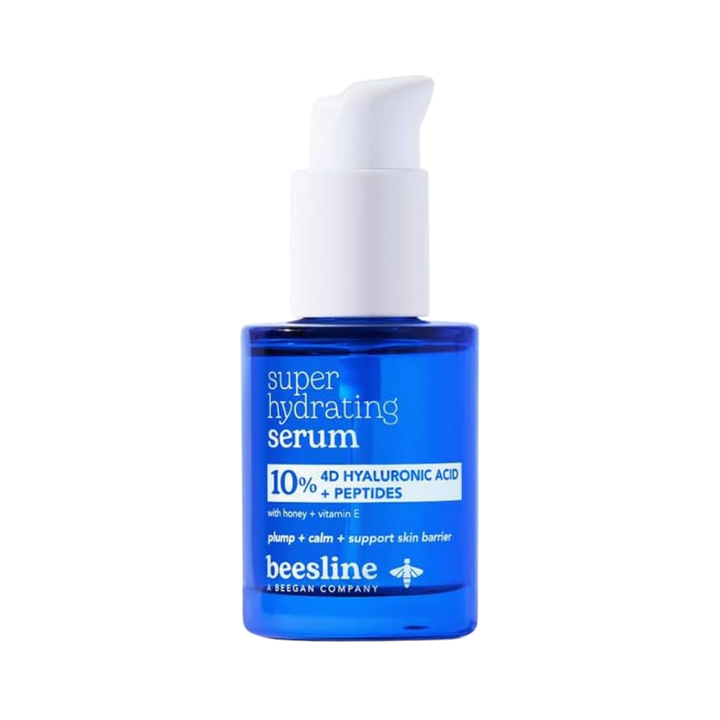 Beesline Super Hydrating Serum - 10% 4D Hyaluronic Acid + Peptides - 30ml | بيزلين سيروم الترطيب العميق بالهيالورونيك اسيد 10% + ببتيدات - 30 مل