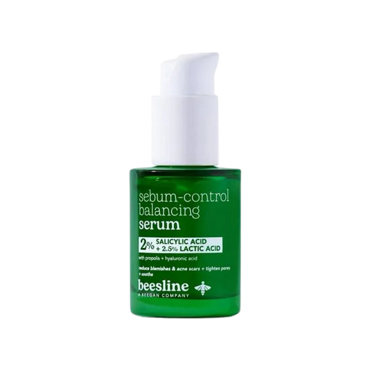 Beesline Sebum-Control Balancing Serum - 2% Salicylic Acid + 2.5% Lactic Acid - 30ml | بيزلين سيروم موازنة الزيوت بالساليسيليك اسيد 2% + لاكتك اسيد 2.5% - 30 مل