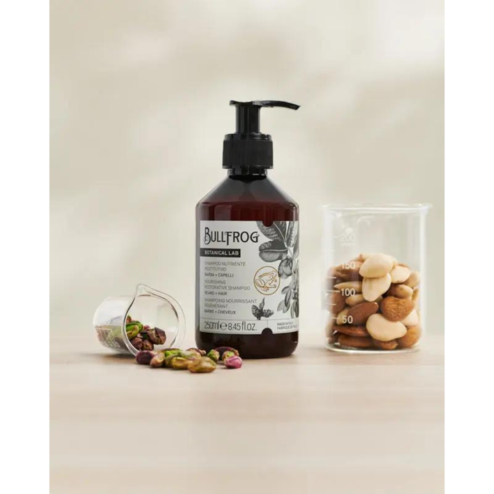 Bullfrog Botanical Lab Nourishing Restorative Shampoo - 250ml | بولفروغ شامبو بالخلاصة النباتية - 250 مل