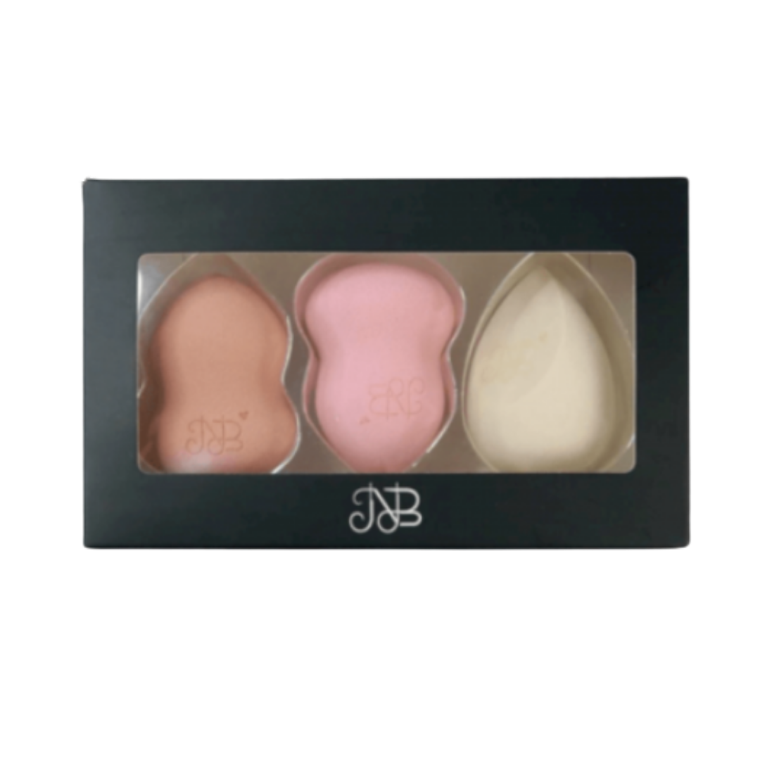Nora Bo Awadh Professional Make Up Sponge - 3pcs | نوره بو عوض اسفنجات مكياج - 3 قطع