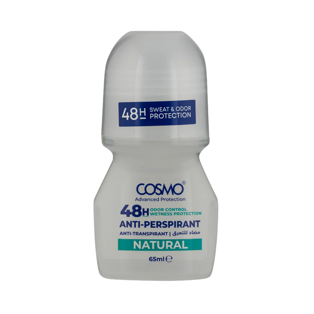 COSMO Anti-Perspirant 48h Natural - 65ml | كوزمو مزيل تعرق رول اون - 65 مل