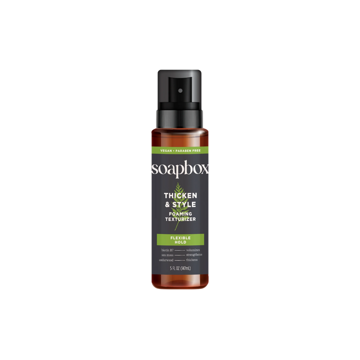 Soapbox Wholesale Men's Thicken & Style Foaming Texturizer - 147ml | سوب بوكس موس لتصفيف الشعر للرجال - 147 مل