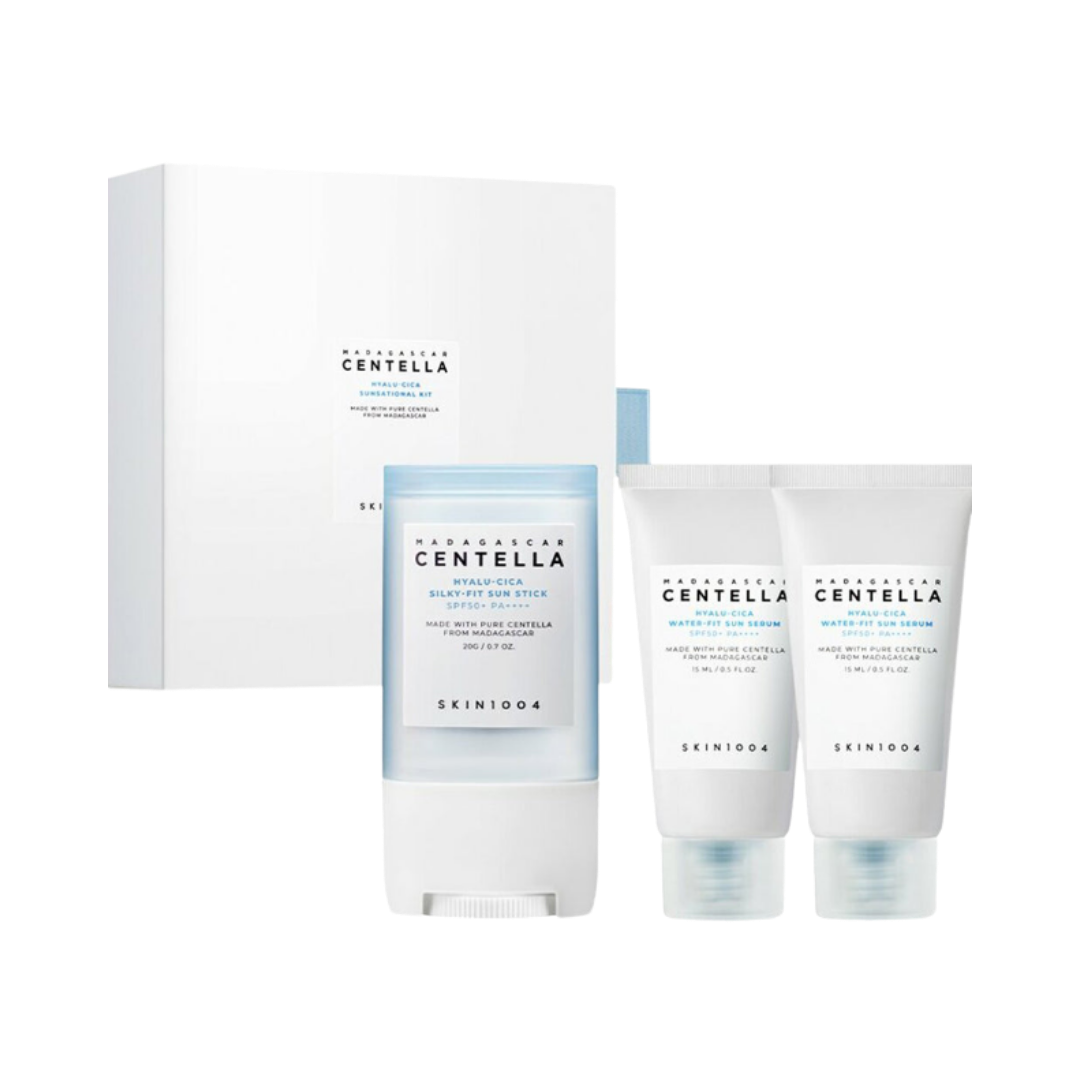 SKIN1004 Hyalu-Cica Sunsational Kit - 20gx15ml | سكين1004 مجموعة واقي شمسي - 20 غرام x 15 مل