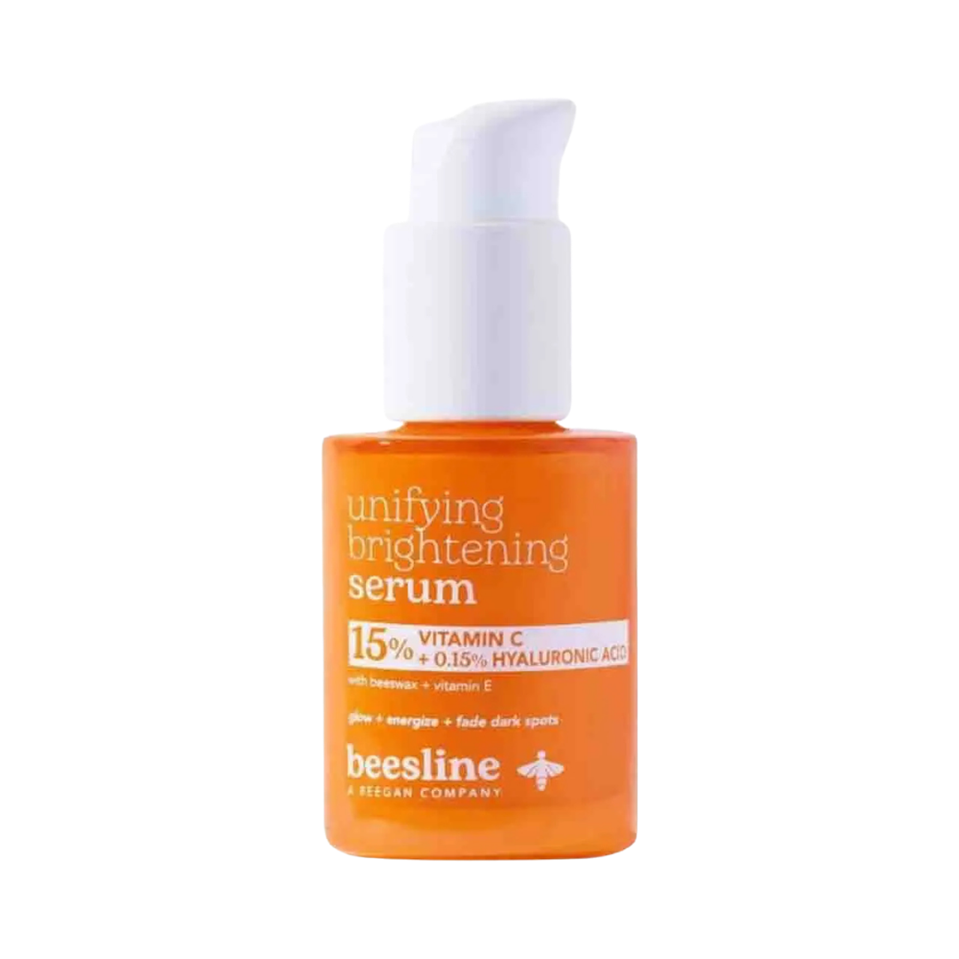 Beesline Unifying Brightening Serum -15% Vitamin C + 0.15% Hyaluronic Acid - 30ml | بيزلين سيروم موحد و مفتح للبشرة بالفيتامين سي 15% و الهيالورونيك اسيد 0.15% - 30 مل