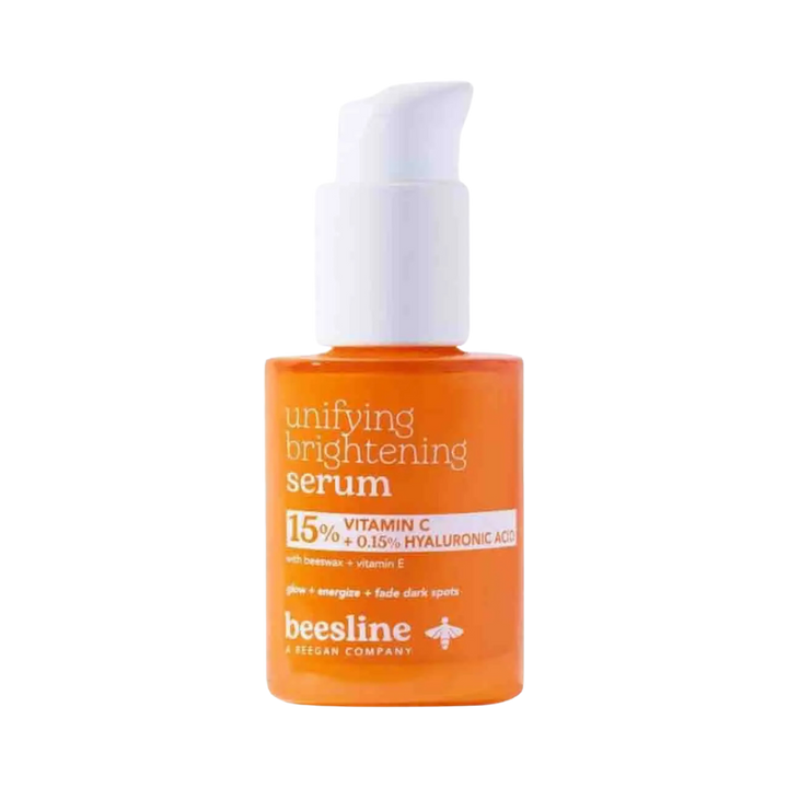 Beesline Unifying Brightening Serum -15% Vitamin C + 0.15% Hyaluronic Acid - 30ml | بيزلين سيروم موحد و مفتح للبشرة بالفيتامين سي 15% و الهيالورونيك اسيد 0.15% - 30 مل