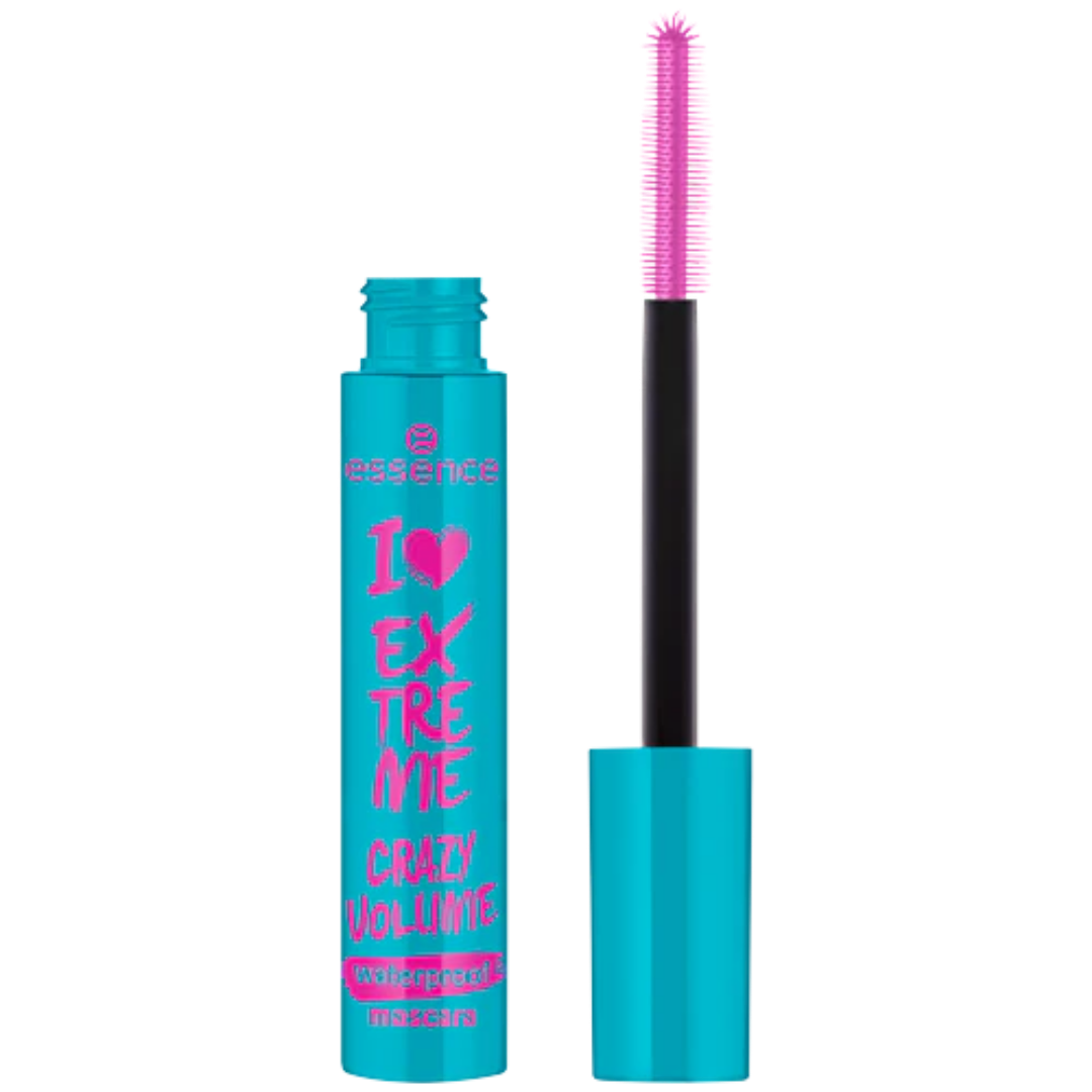 Essence I Love Extreme Crazy Volume Waterproof Mascara | ايسنس مسكارالتطويل الرموش ضد الماء