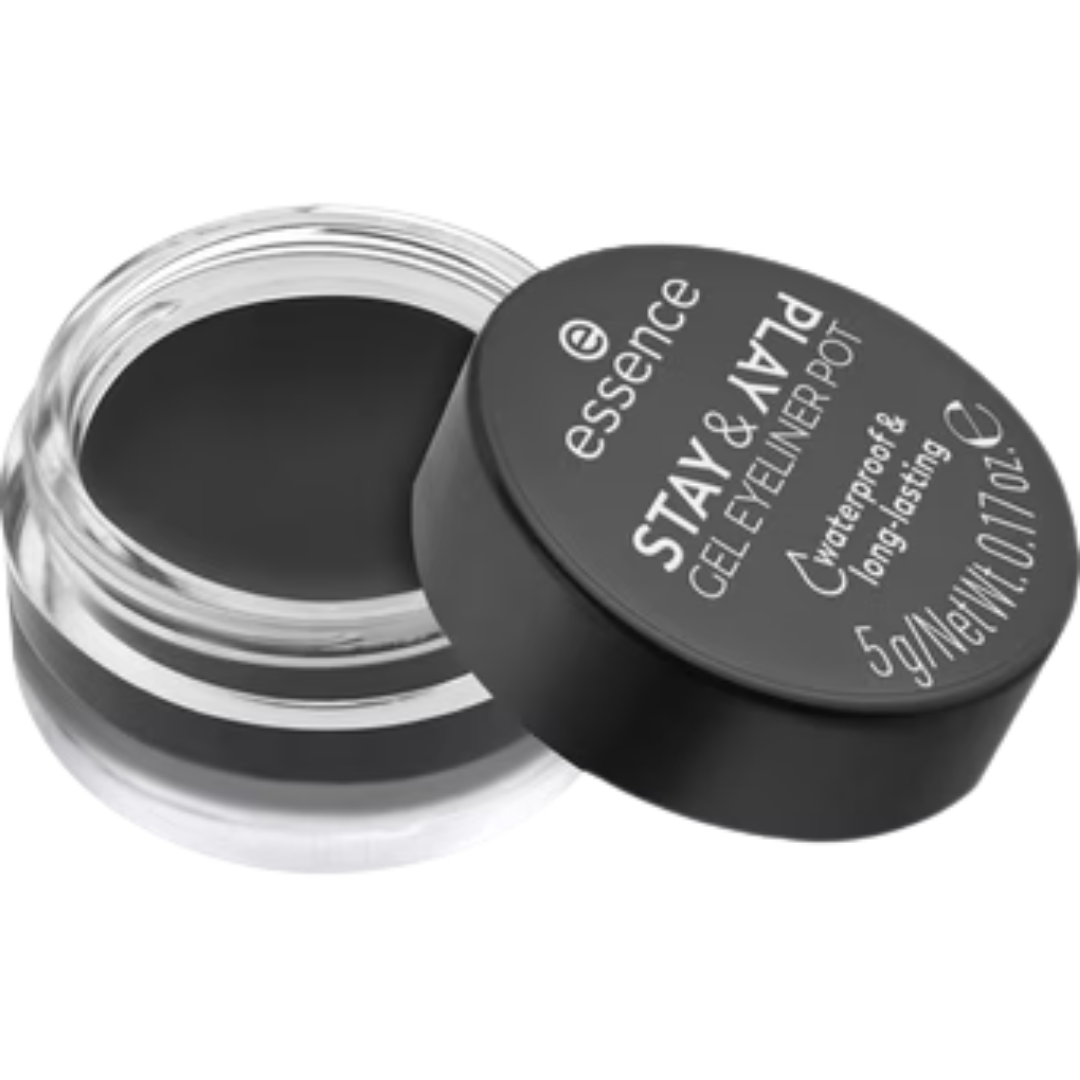 Essence Stay & Play Gel Eyeliner Pot - 5g | ايسنس ايلاينر جل - 5 غرام