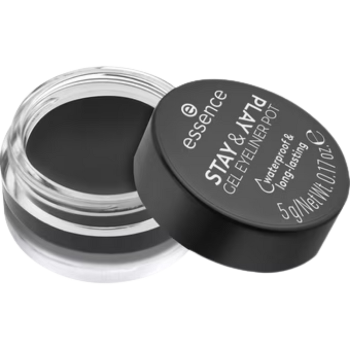 Essence Stay & Play Gel Eyeliner Pot - 5g | ايسنس ايلاينر جل - 5 غرام