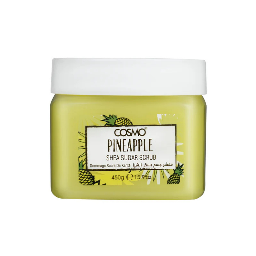 COSMO Pineapple shea sugar scrub - 450g | كوزمو مقشر الجسم بالسكر و الأناناس و الشيا - 450 غرام