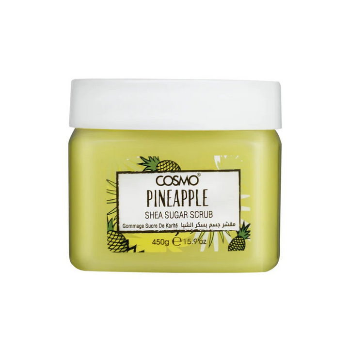COSMO Pineapple shea sugar scrub - 450g | كوزمو مقشر الجسم بالسكر و الأناناس و الشيا - 450 غرام