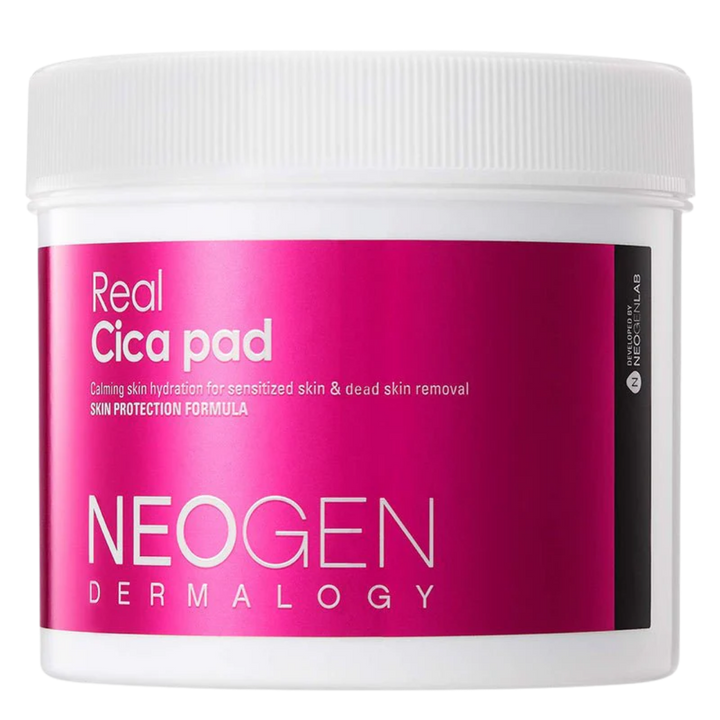 NEOGEN Real Cica Pad Dermalogy -150ml | نيوجين ديرمالوجي – دوائر قطنية تنظيف وعناية بخلاصة السيكا – 150 مل