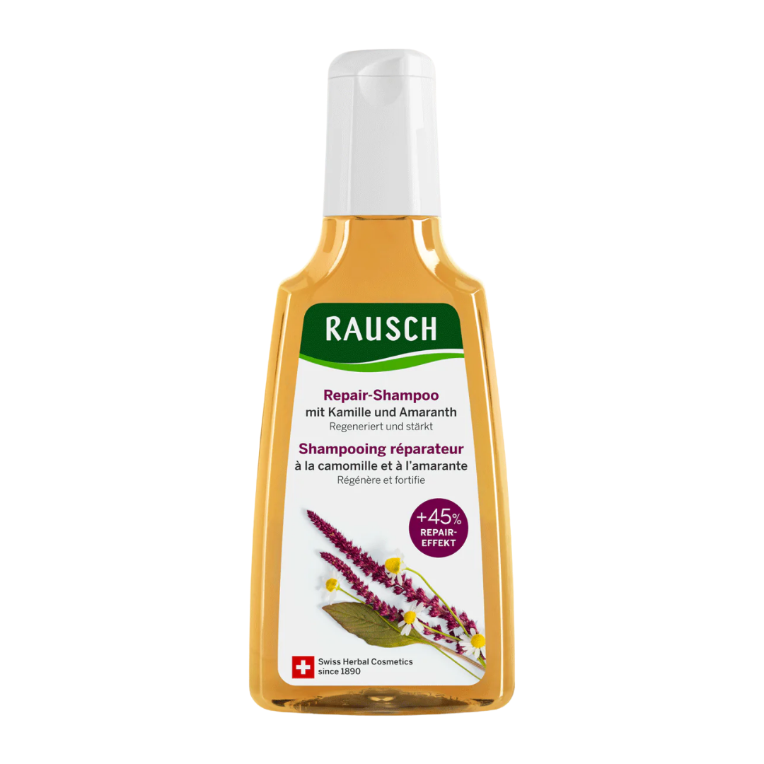RAUSCH Repair shampoo with chamomile and amaranth - 200ml | راوش شامبو للشعر التالف بالبابونج والامارانث - 200 مل