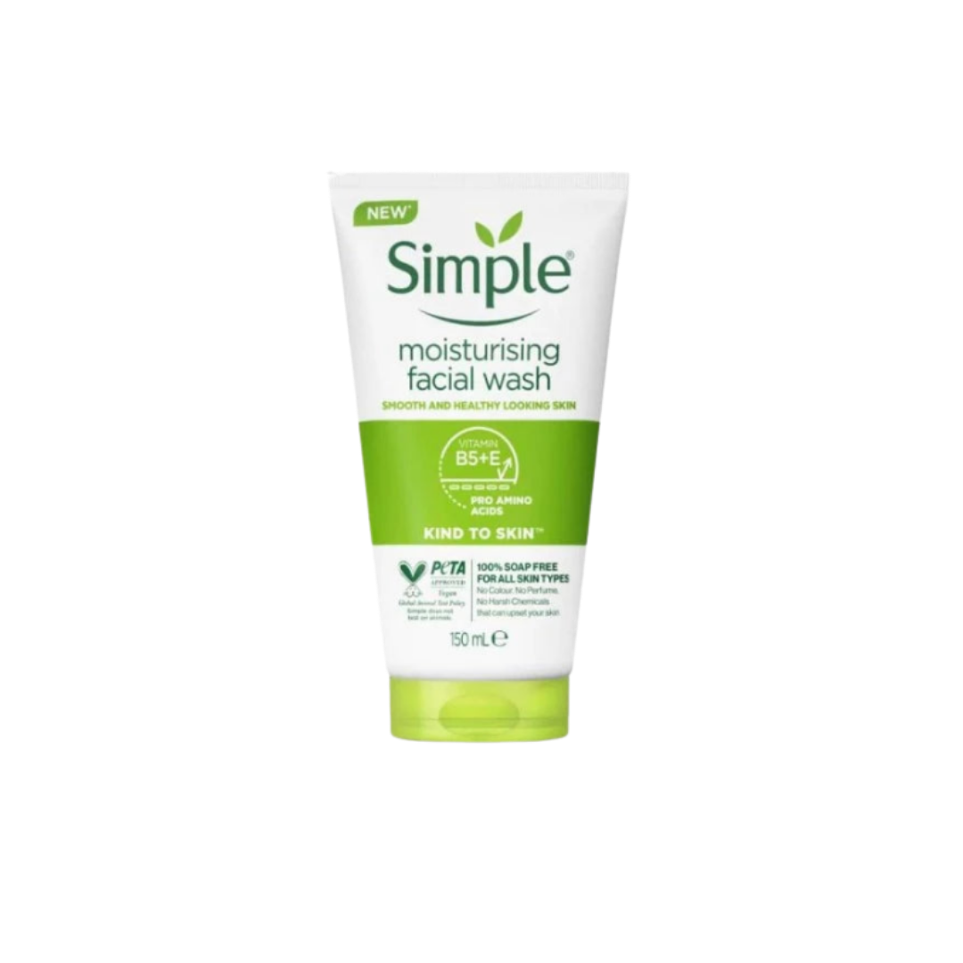 Simple Kind to Skin Moisturising Face Wash - 150ml | سمبل غسول مرطب للوجه - 150 مل