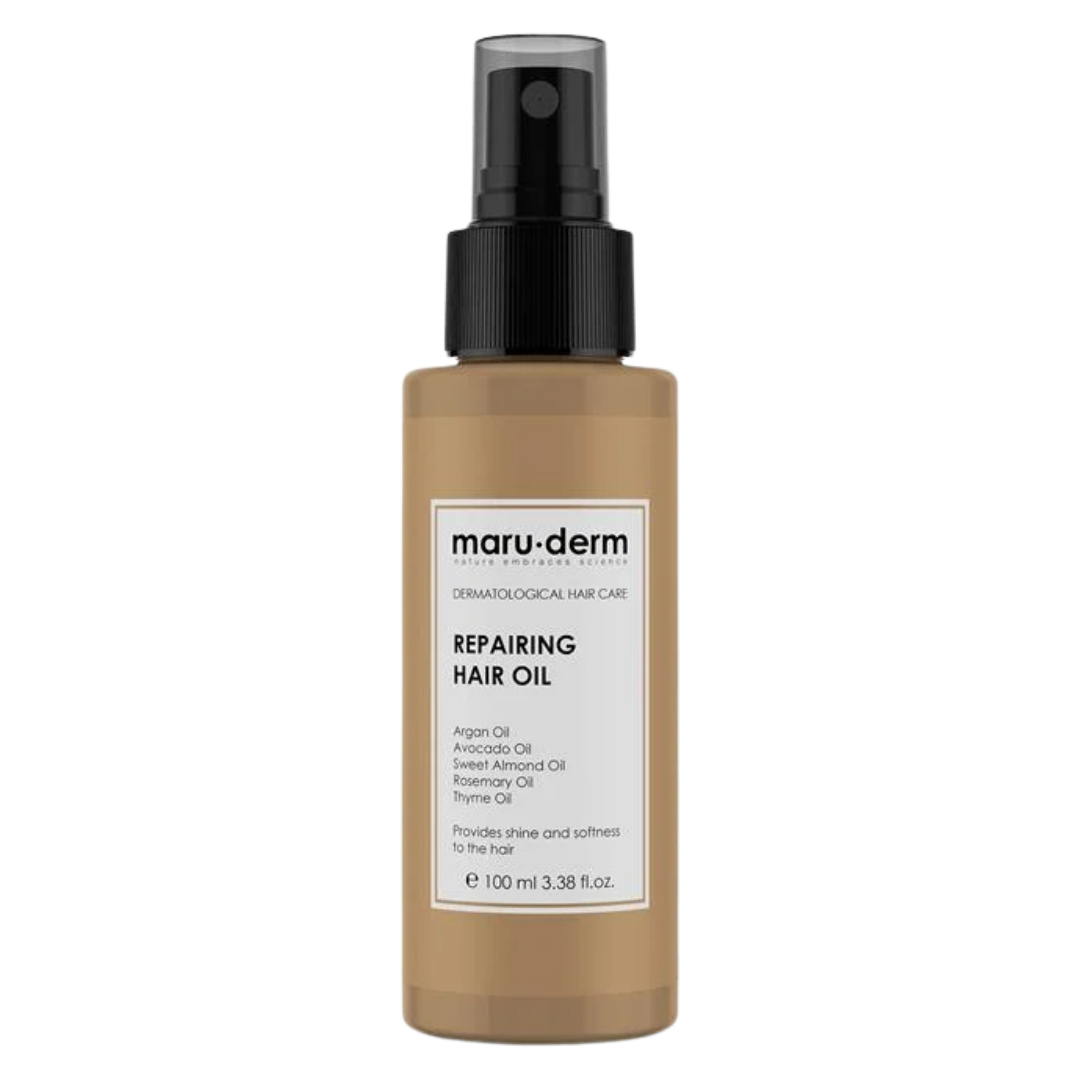 maru.derm Reparing Hair Oil - 100ml | مارو.ديرم زيت مرمم للشعر - 100 مل