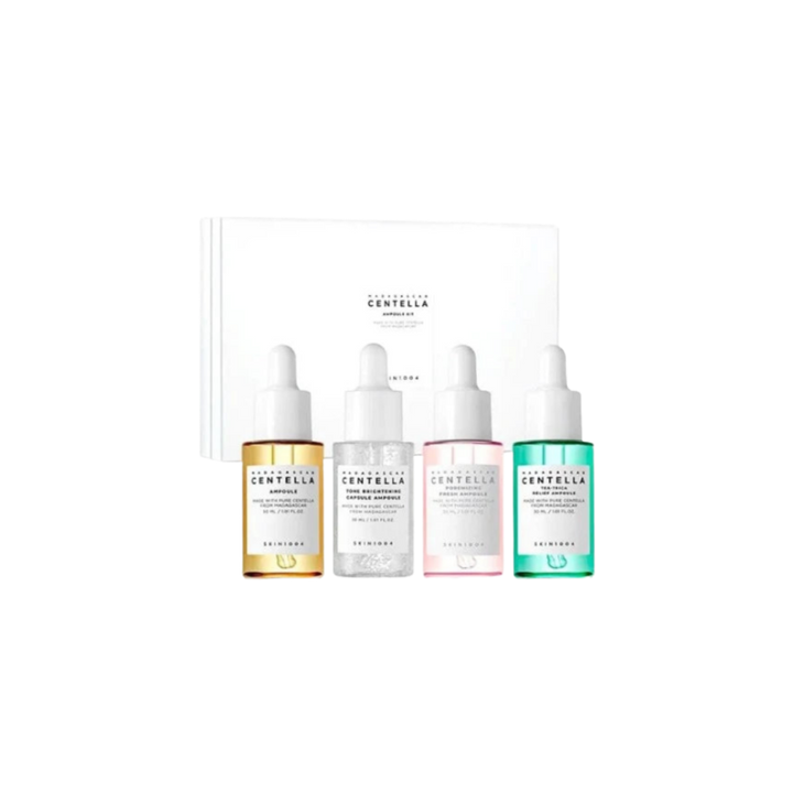 SKIN1004 Madagascar Centella Ampoules Set - 4pcs - 30ml | سكين1004 مجموعة سيرومات سنتيلا - 4 قطع - 30 مل