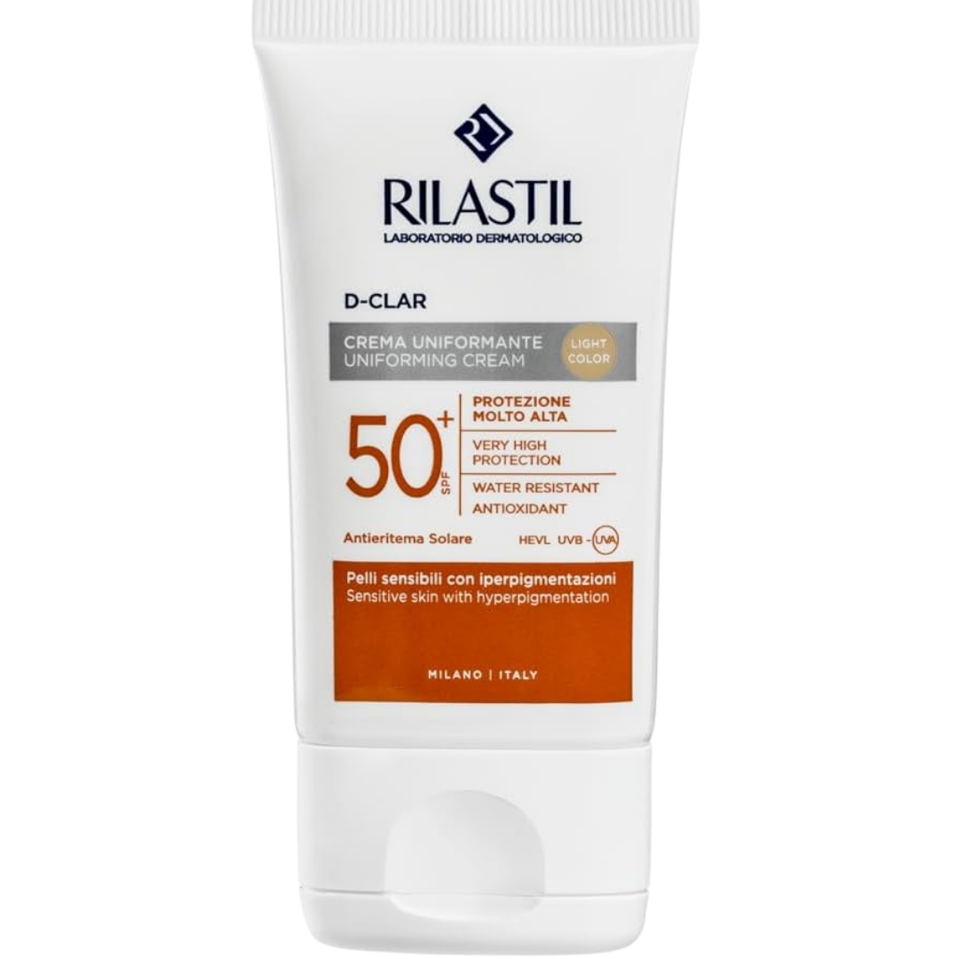 Rilastil D-Clar Uniforming Cream Light Color Spf50+ - 40ml |   ريلاستيل كريم واقي شمسي - 40 مل
