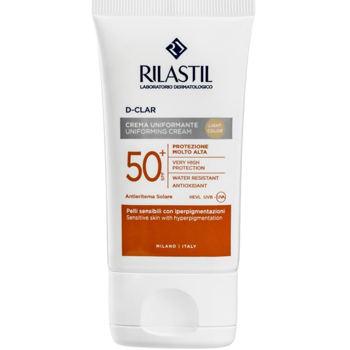 Rilastil D-Clar Uniforming Cream Light Color Spf50+ - 40ml |   ريلاستيل كريم واقي شمسي - 40 مل