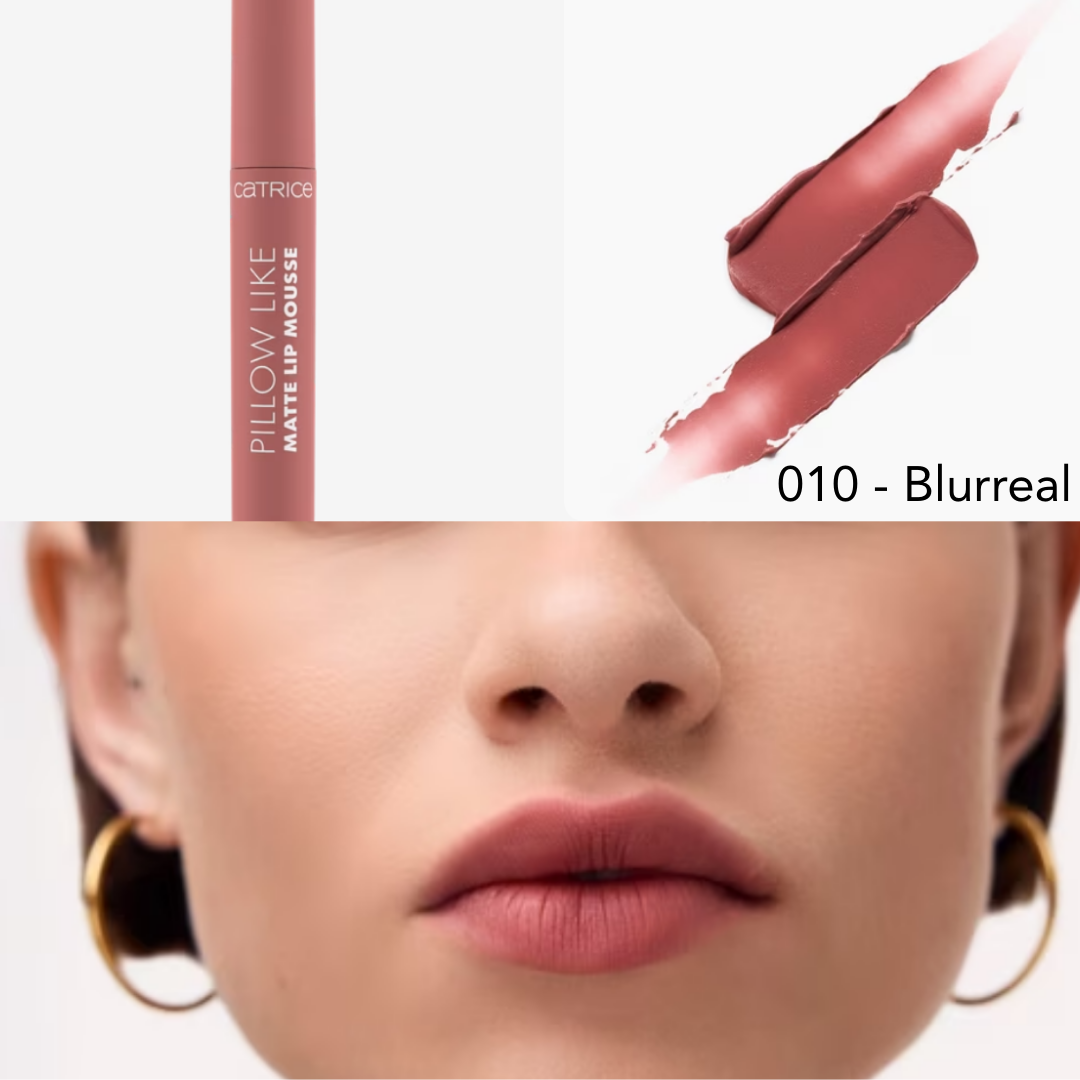 Catrice Pillow Like Matte Lip Mousse Long Lasting Matte 2.8 ml| كاتريس أحمر شفاه بملمس موس مات -2.8 مل