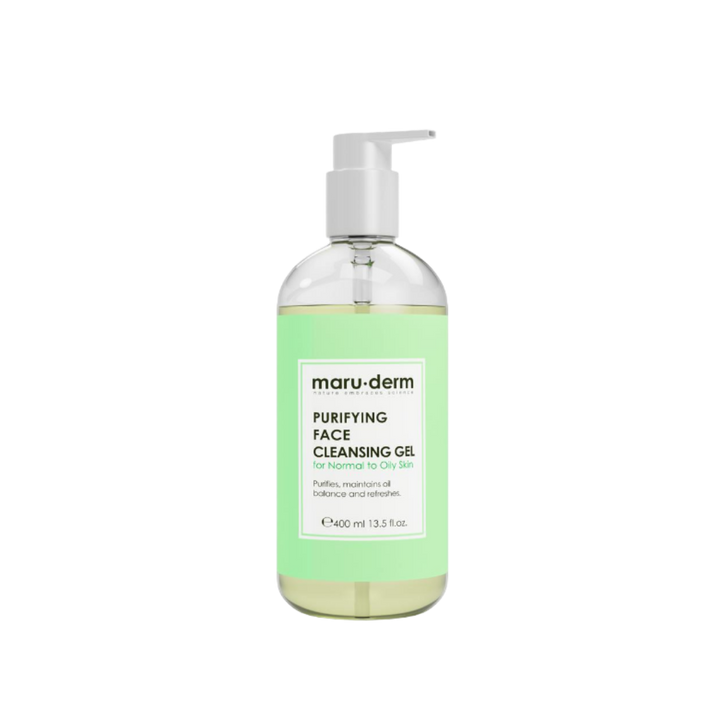 maru.derm purifying face cleansing gel normal to oily skin - 400ml | مارو ديرم غسول جل منقي للبشرة العادية للدهنية - 400 مل