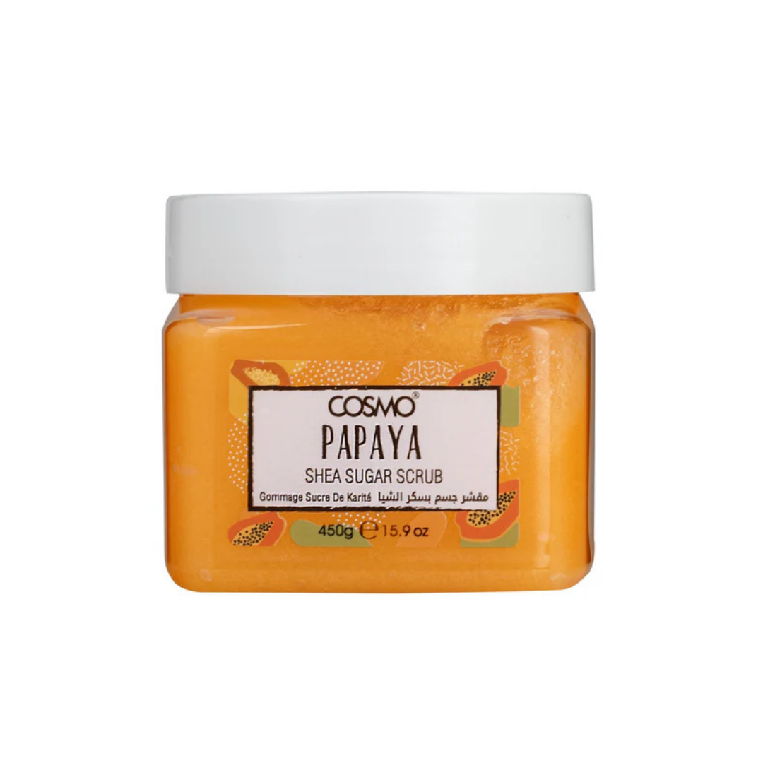 COSMO Papaya Shea Sugar Scrub - 450g | كوزمو مقشر الجسم بالسكر و زبدة الشيا و البابايا - 450 غرام