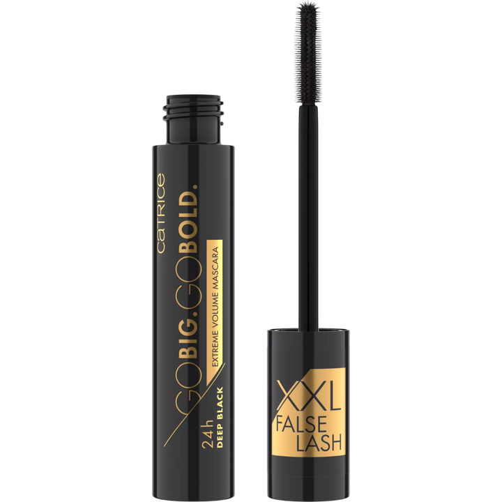 Catrice Go Big. Go Bold. 24h Deep Black Extreme Volume Mascara | كاتريس ماسكارا ديب بلاك إكستريم فوليوم تدوم 24 ساعة