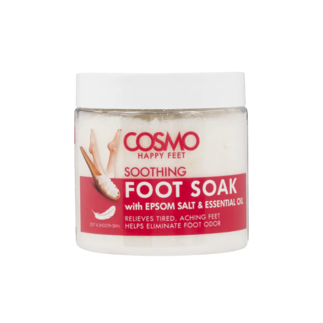 COSMO Soothing Foot Soak with Epsom Salt And Essential Oil - 500g | كوزمو منقوع الأقدام بملح الابسوم و الزيوت العطرية - 500 غرام